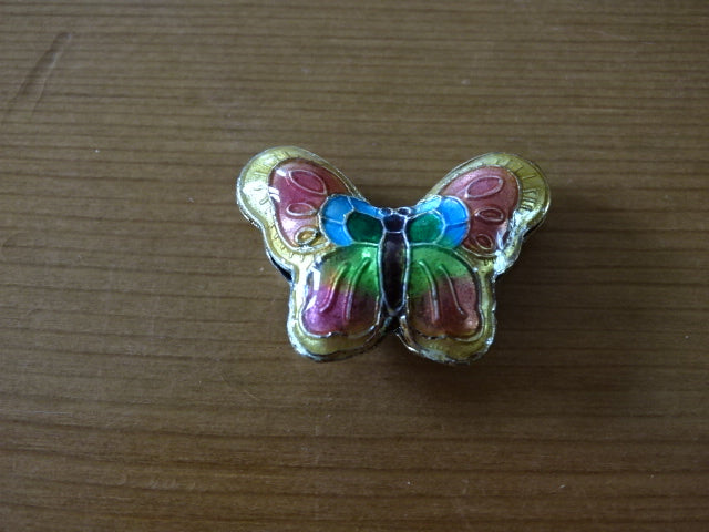 Cloisonne butterfly pendant charm