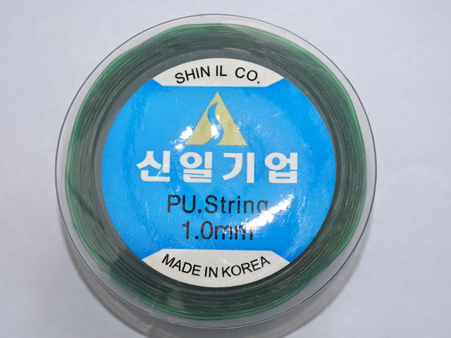 Elastic crystal thread polyurethane green 1mm