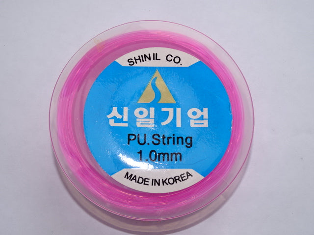 Elastic crystal thread polyurethane pink 1mm