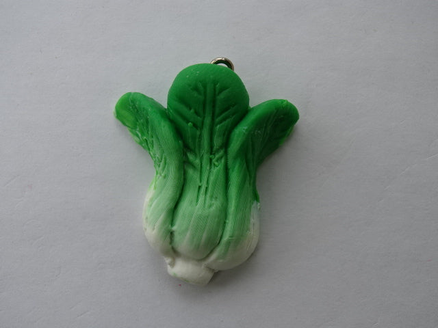 Large 'Spring Greens' Polyclay Pendant