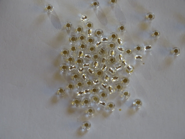 Silver lined crystal - Toho size 6 - 5g