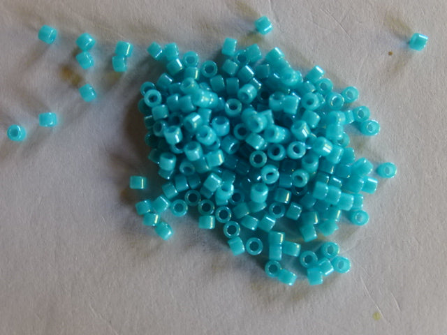 Delica Beads Size 11 Opaque Turquoise Green