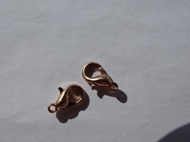 10mm Lobster Claw Rose Gold