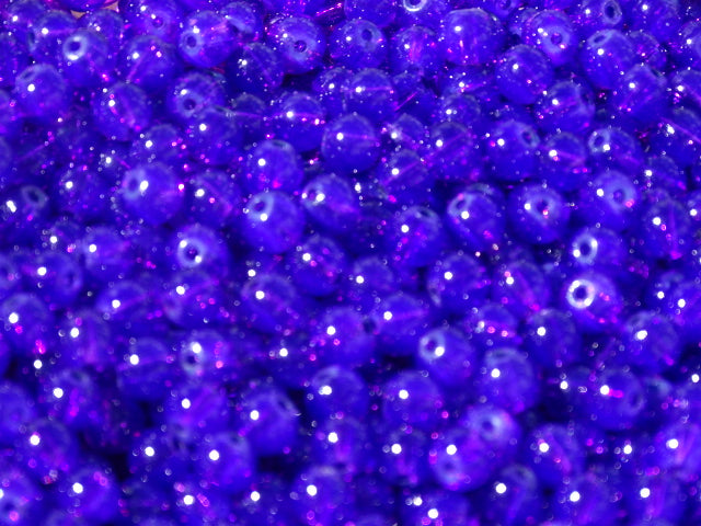 6mm Glass Beads 'Heliotrope' Opalite