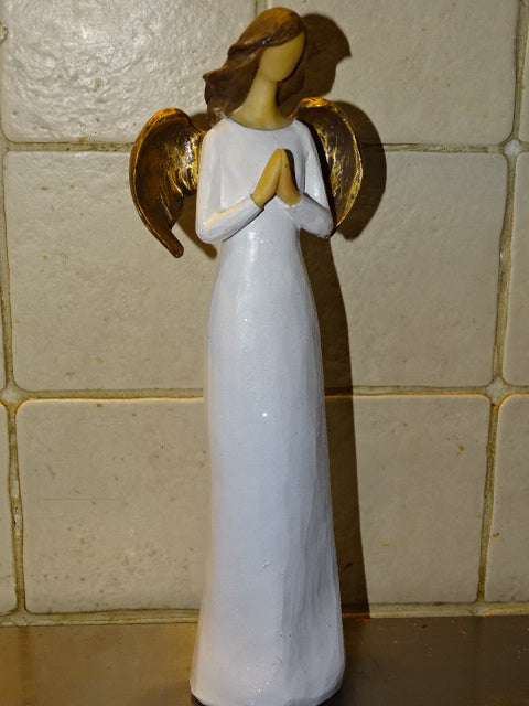 'Sian'  Sparkling Resin Angel Ornament
