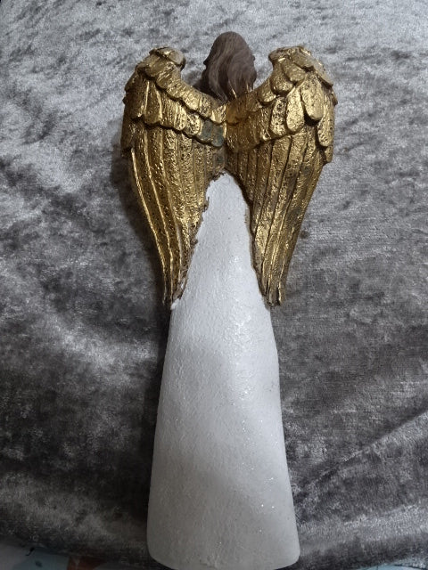 Angel Ornament 'Unconditional Love'  Sparkling Resin Figurine