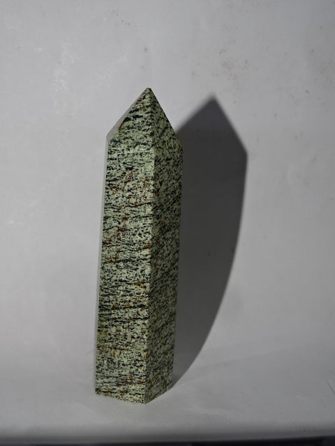 Decorative Stone Imitation Agate Obelisk  (8cm Approx Tall)