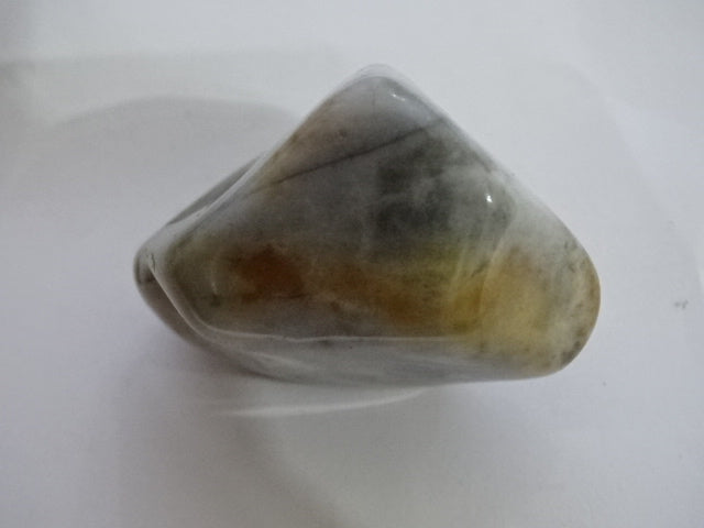 Beautiful Grey Agate Large Tumblestone with Mini Smudge Set
