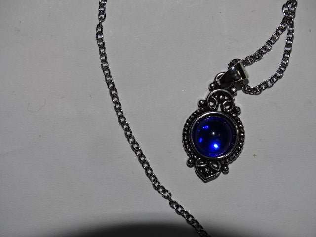 Elegant Dainty 'Blue Moon'  Stainless Steel Necklace