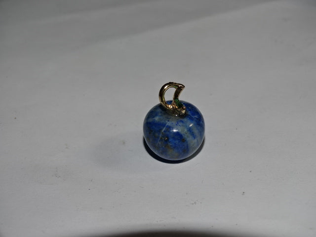 Genuine Gemstone Small Apple Pendant