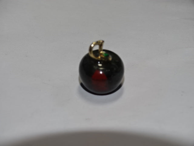 Genuine Gemstone Small Apple Pendant