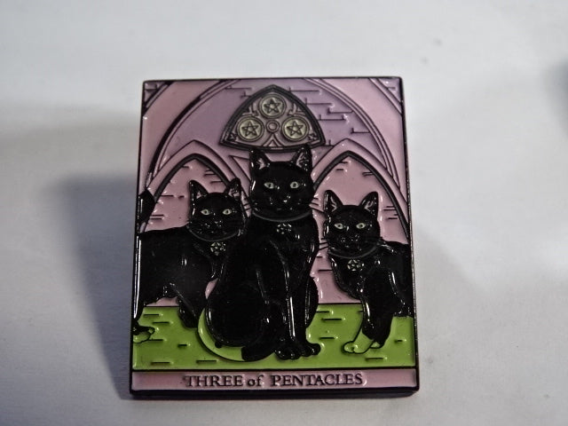 Tarot Card Pin Badges (Various)