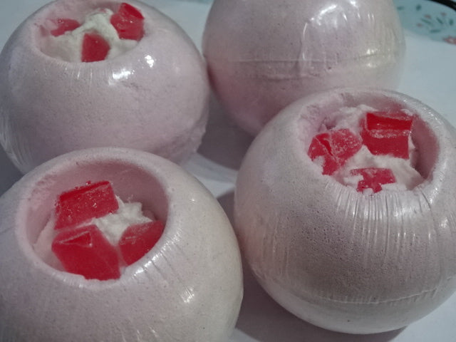 Bubbles and Beyond Peruvian Cherry Bath Bombs