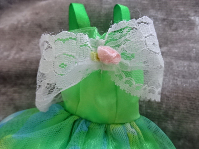30 cm Plastic Doll  'Princess Dresses' (x4)  and 'Tiaras'(x4)  (Will Fit Barbie Sized Dolls)