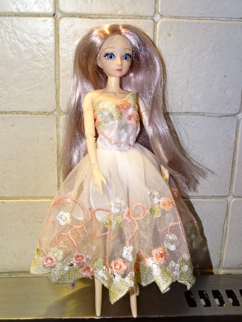 Luxurious Wedding Dress and Bridesmaid Dress Set For 30 Cm Ball Joint Doll  (Will Fit Barbie)