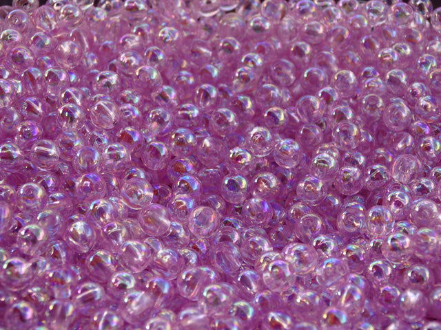 'Petal Princess'   6mm   Ab Coated Acrylic Beads