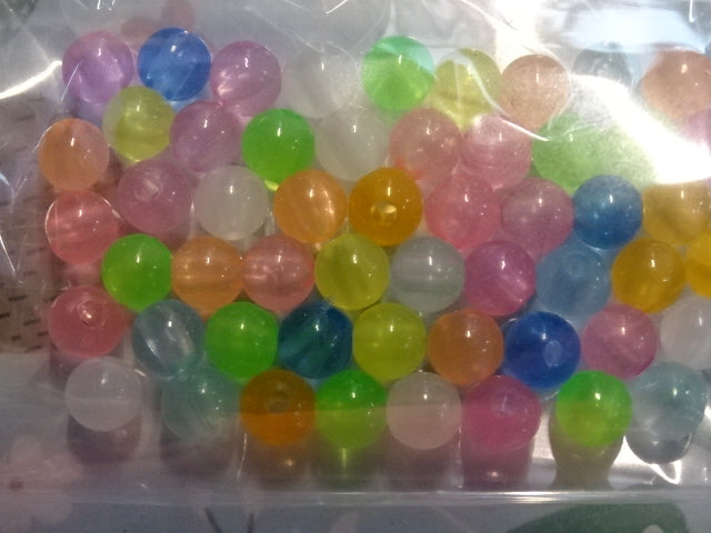Rainbow Rounds Mix   6mm Acrylic Beads