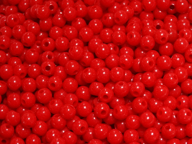 'Hawberry'  6mm x 5mm Opaque Acrylic Beads
