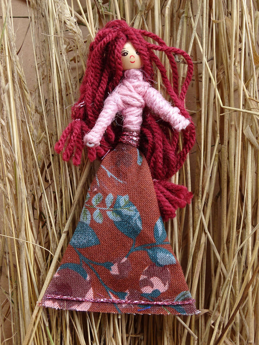 Handmade Assorted Large Size 'Worry Style Dolls'  Approx 9cm (90mm) - 12cm (120mm)