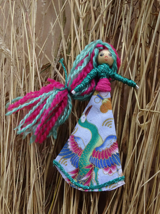 Handmade Assorted Large Size 'Worry Style Dolls'  Approx 9cm (90mm) - 12cm (120mm)