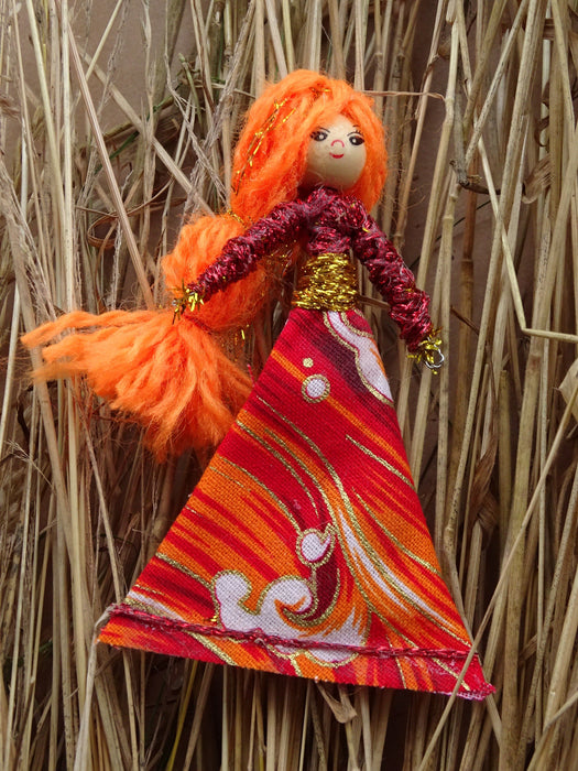 Handmade Assorted Large Size 'Worry Style Dolls'  Approx 9cm (90mm) - 12cm (120mm)