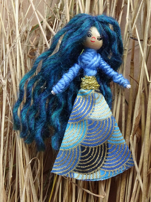 Handmade Assorted Large Size 'Worry Style Dolls'  Approx 9cm (90mm) - 12cm (120mm)