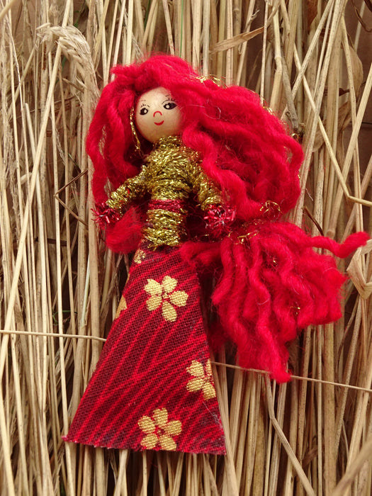 Handmade Assorted Large Size 'Worry Style Dolls'  Approx 9cm (90mm) - 12cm (120mm)