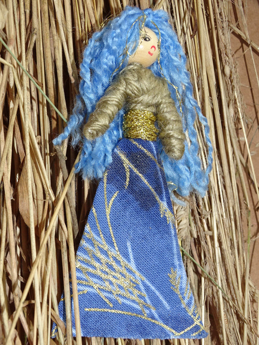 Handmade Assorted Large Size 'Worry Style Dolls'  Approx 9cm (90mm) - 12cm (120mm)