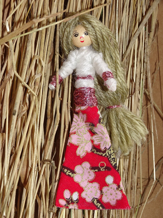 Handmade Assorted Large Size 'Worry Style Dolls'  Approx 9cm (90mm) - 12cm (120mm)