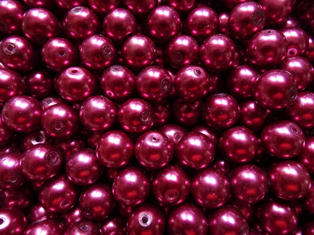 Metallic Berry 12mm glass bead