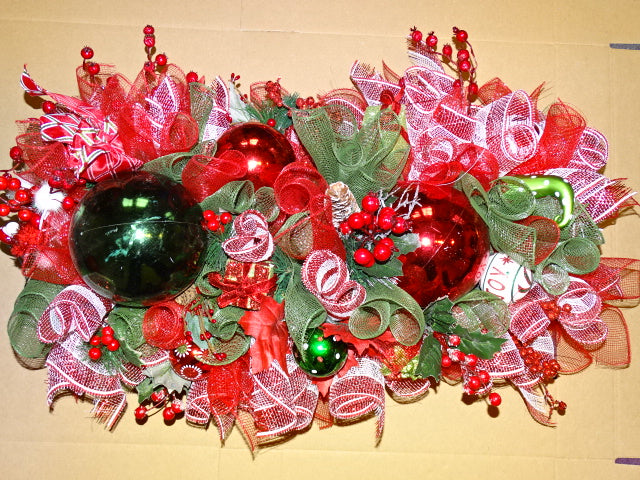 Beautiful Handmade Christmas garland wreath