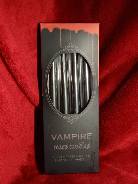 Vampire candles (4 pack) Gothic dripping blood effect