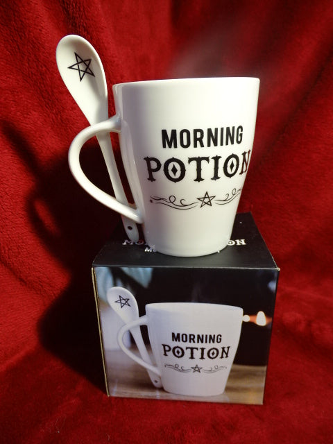 Morning Potion mug and spoon set