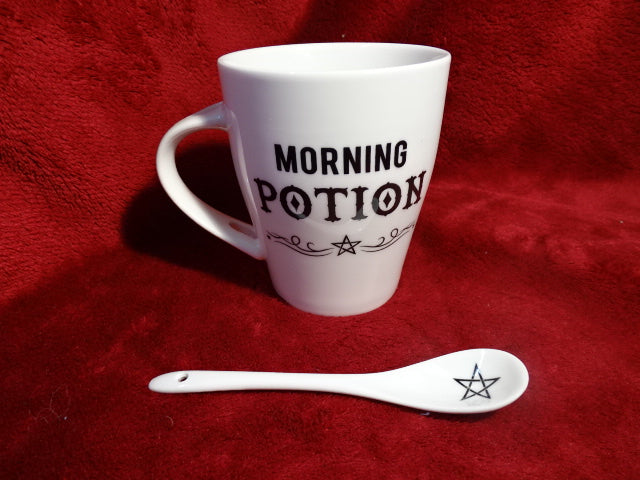 Morning Potion mug and spoon set