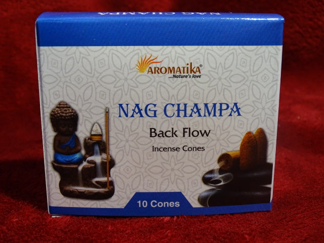 Aromatika Back Flow Incense Cones - Nag Champa