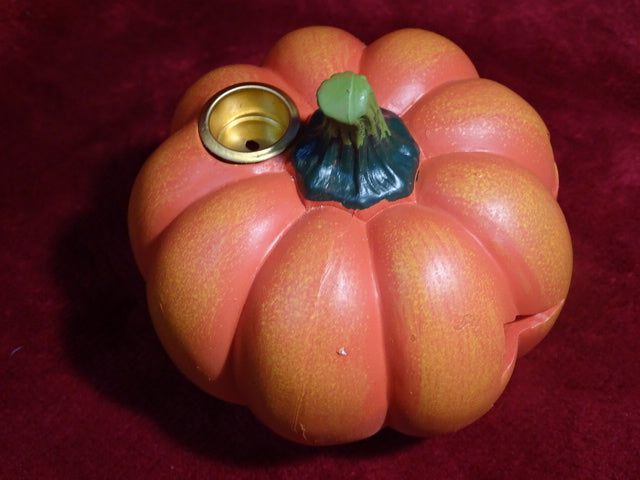 Evil pumpkin incense cone burner