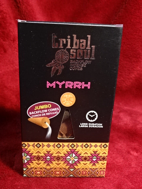 Tribal Soul backflow incense cones - Myrrh (10 pack)