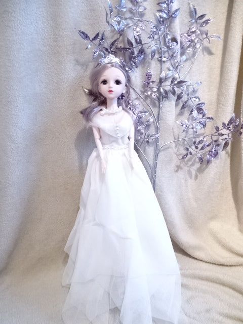 'Phobe'  60cm Jointed Plastic Princess Doll with Outfits and Accessories