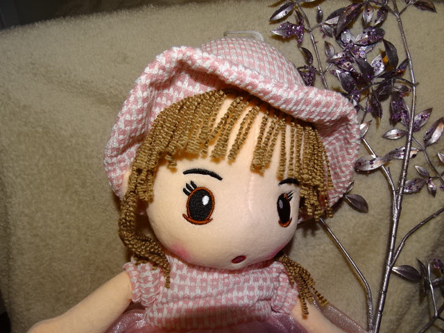 Large Rag Doll Style Soft Toy Plush   Approx 55cm Tall