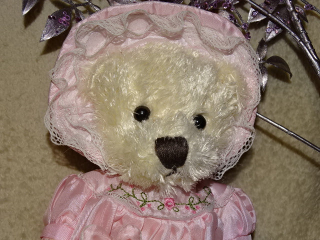 Cute Old Fashioned Style Clothed Soft Toy Plush Bear   Approx 25cm Tall