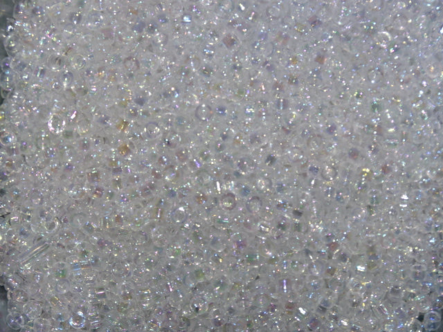 Transparent Rainbow Ab  3mm Miyuki Delica  (8/0)