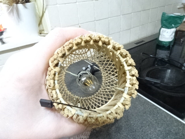 Natural Rattan Table Lamp  ( Bulb Included )  Natural