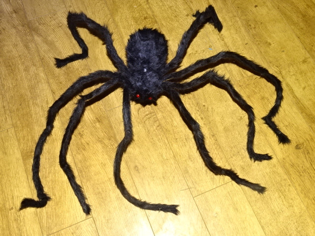 Big Black Hairy Spider For Shop Display / Home Decor / Halloween Decor
