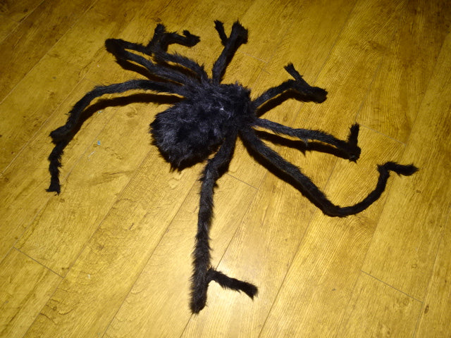 Big Black Hairy Spider For Shop Display / Home Decor / Halloween Decor