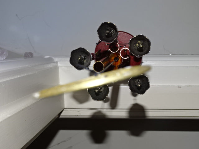 Traditional Japanese Style Copper Bells and I-Ching Good Luck Coin Window /Garden Chimes/ Spiritual Gift