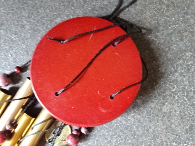 Traditional Japanese Style Copper Bells and I-Ching Good Luck Coin Window /Garden Chimes/ Spiritual Gift