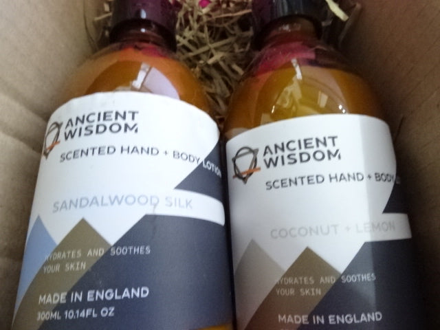 Hand and Body Lotion Set Coconut and Lemon And Sandalwood Silk 300ml