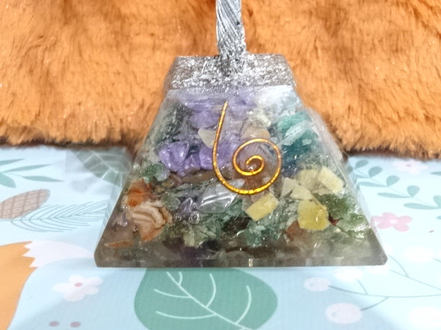 Handmade Orgonite Base  'Tree of Life' Ornament / Desk Decoration / Gift / Home Decor