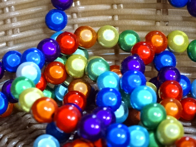 Miracle Beads Rainbow Elastic Bracelets