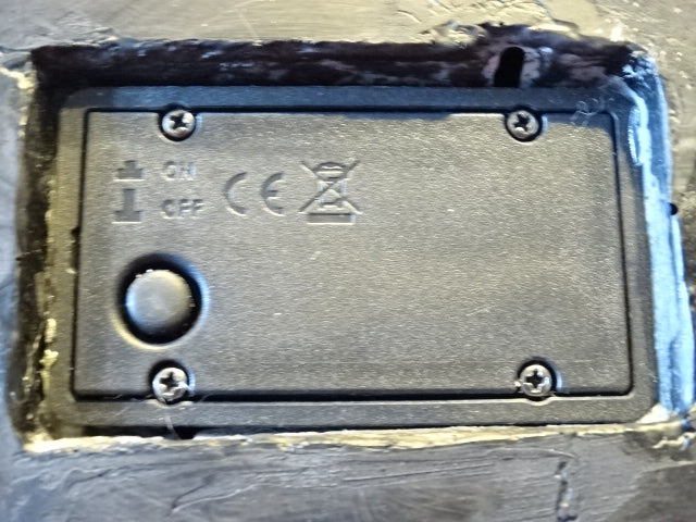 Solar Powered Resin Buddha  25cm x 20cm x 32cm